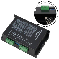 ไดรเวอร์มอเตอร์สเต็ปเปอร์, DM860H, สำหรับ DSP, ตัวขับไมโครเทป 2H, พร้อมพัดลม, รองรับการควบคุม DSP, อ