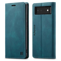 Google Pixel 6 Pro Case Leather Wallet Magnetic Flip Cover For Google Pixel 6 Phone Case Stand Card Holder Luxury Cover