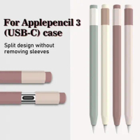 For Apple Pencil 3 USB-C Case Silicone Protective Retro Cover Pouch 3th Generation Skin For Apple iPad Pencil Touch Stylus Pen