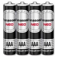 พานาโซนิค ถ่านแมงกานีส 1.5V รุ่น R03NT/4SL ขนาด AAA แพ็ค 4