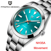 NEW Men's Watches PAGANI DESIGN Top Brand Luxury Mechanical Watch Men NH35 Sport Business Submarine Wristwatch Blue Dial PD-1733