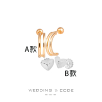 【WEDDING CODE】14K金 耳環 SPB143、SPT054(限量 母親節 現貨)