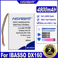 HSABAT DX160 4800mAh Battery for Ibasso DX160 DAP Player Batteries