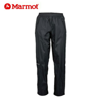 美國[Marmot]W PreCip Pant(黑)/女款長褲.登山褲.防水褲.耐磨《長毛象休閒旅遊名店》