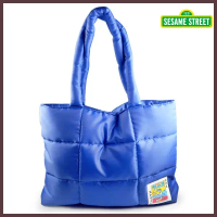 Se-ed (ซีเอ็ด) : SST6-กระเป๋านุ่มนิ่ม Sesame Street-6B Puffy Tote Bag (SST6B PFB-BL39) W39xH30xB6 cm