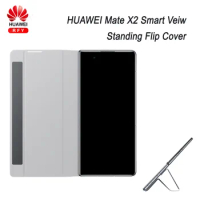 Original HUAWEI Mate X2 Smart Veiw Standing Flip Cover Leather Back Cover Case Protective Shell for Mate X2