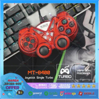 M-Tech Gamepad Single MT-8400 / Joystick Stik Computer PC Laptop Turbo