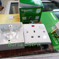STOPKONTAK AC CLIPSAL LENGKAP STEKER + OUTBOW