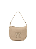 กระเป๋ารุ่น WOMEN K/AUTOGRAPH PATCH HALFMOON SHB สี BLACK
