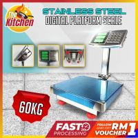Penimbang Digital Platform Keluli Tahan Karat 60kg Boleh Dilipat dengan Fungsi Pengecasan Harga Peni