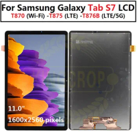 11.0" For Samsung Galaxy Tab S7 LCD Display Touch Screen Digitizer Panel Assembly For Samsung Tab s7 T870 T875 T876B lcd