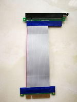 老廠PCI-E 8X轉16X延長軟排線3060顯卡 X8轉X16連接轉接線4X轉16X