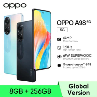 Global Version OPPO A98 5G Cellphone 120Hz 6.72" FHD+ Display 64MP AI Camera 67W SUPERVOOC 5000mAh Battery NFC Smartphone