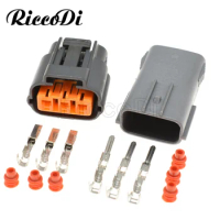 3Kits 3 Pin DL 090 Male Female Waterproof Sensor Connector 6195-0009 6195-0012 For Nissan Mazda RX8 Ignition Coil Socket