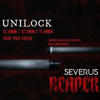 SEVERUS REAPER CARBON SHAFT UNILOCK - SUPER LOW DEFLECTION PREMIUM GRADE JUMA 12.4MM 12.2MM 11.8MM 1