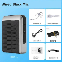 2.4G 30W Special Loudspeaker For Teacher Tour Guide Bluetooth Loudspeaker Speaker Tour Guide Amplifier Supports TF card USB