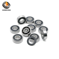 Bearings 6000RS CB ( 1 PC) 10x26x8mm Bicycle Hub Wheel Chrome Steel Rings With Si3N4 Ceramic Balls Bearing 6000-2RS CB