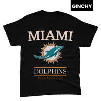 BAJU TSHIRT LELAKI NFL Miami Dolphins T-Shirt Inspired | NFL | Dolphins | Casual | T-Shirt | Unisex
