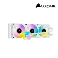 【CORSAIR 海盜船】iCUE H150i ELITE CAPELLIX水冷散熱器(白)