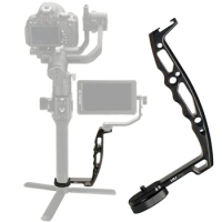 UURig DSLR Stabilizer L-Type Bracket Stand Handle Grip Applicable Monitor for Zhiyun Crane 2 DJI Ronin RS 2 Weebill Gimbal