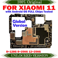 Global Version Motherboard For Xiaomi Mi 11 11Pro 11 Ultra Good Tested Full Work Mainboard Logic Circuit Plate For Mi11 Lite