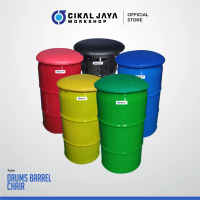 Kursi Drum Minimalis / Kursi Minimalis/Kafe/Unik/Simpel Busa/ Material Drum / Warna Furniture