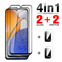 4-IN-1 Protective Glass Tempered Screen Glass For Huawei nova 11 Y91 Y61 4G 10 SE Y90 8i 5t 5z Camera Lens Films