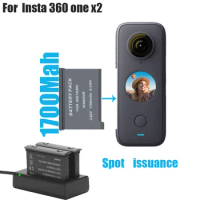 2021 New 1700mAh Insta360 ONE X2 battery and Micro USB battery charger for Insta 360 One X 2 Action Camera Accessories