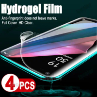 4PCS Screen Gel Protector For OPPO Find X3 Pro X5 Safety Hydrogel Film For FindX3 X3Pro FindX5 X5Pro X 3 5 OPO Soft Not Glass