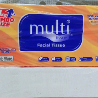 Multi Tisu Wajah 1kg - Soft & Strong, Halal, Hypo Allergenic, OBA Free, Jumbo Size
