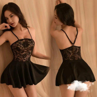Gaun Sexy Honeymoon Dress Mini Seksi Transparan Gaun Malam Pertama Baju Tidur Wanita Exsotis Nyaman 