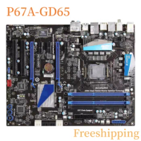 For MSI P67A-GD65 Motherboard 32GB P67 LGA1155 DDR3 Mainboard 100% Tested Fully Work