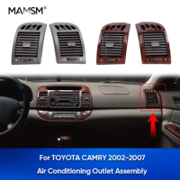For TOYOTA CAMRY 2000-2007 Car Front Dashboard Center A/C Grille Vents Air Conditioner Outlet Interior Grille Folding Accessory
