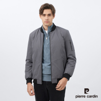 Pierre Cardin皮爾卡登 男款 都會休閒棒球領鋪棉外套-灰色(5235764-96)