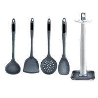 Silicone Cooking Utensils Set Nonstick Silicone Kitchenware Cooking Utensils Set High Temperature Resistant Cooking Set For Home