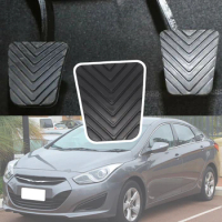 Rubber Brake Clutch Foot Pedal Pad Cover For Hyundai i40 2012 2013 2014 2015 - 2017 3282536000 3287037000 32825M2000 Accessories