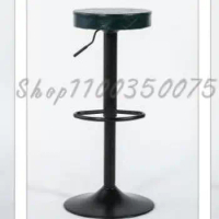American bar chair bar stool retro high chair Iron bar stool high stool swivel lift front chair