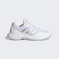 Adidas Gamecourt 2 W [HQ8476] 女 網球鞋 運動 訓練 硬地 耐磨 舒適 透氣 白 銀