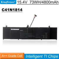 KingSener C41N1814 Laptop Battery for ASUS ZenBook 15 UX533 UX533FD UX533FN RX533 RX533FD BX533FD 0B200-03120100 15.4V 73WH