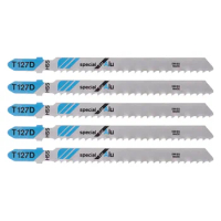5PCS Jig Saw Blades T127D Reciprocating Saw Blade Special For Alu (for Aluminum Tubes Profiles 3-15 Mm Woodworking Cutting Tools