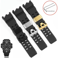 Rubber Watchband With Substitute G-SHOCK Big Mud King II GWG2000/GWG2040 Series Dedicated Toothed Interface Silicone Watch Strap