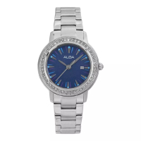 Alba Jam Tangan Wanita Alba AH7DL3X1 Ladies Blue Dial Stainless Steel Strap