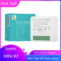 Ewelink 16A Mini 2-way Smart Switch Ewelink Wifi Switch Remote Control Interruptor Ewelink Light Switch Alexa Google Home