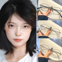 【LEEHER】小框眼鏡/純鈦鏡架/超輕鏡框/眼鏡/眼鏡框/眼鏡架/小臉眼鏡/高度數框架/銀色眼鏡/女生