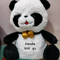 Boneka Panda Timezone Lucu 900 gr Cocok untuk Kado Mabrur Berkah Abadi Desain Menarik dan Lucu