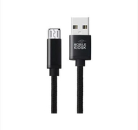 Mobile Kiosk Kabel Data USB Charger Braided Android