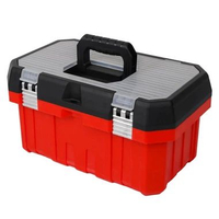 Kotak Toolbox 13" Inch Plastik PVC Tool Box Penyimpanan Alat Perkakas Kit JLD 1593