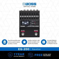 BOSS Stompbox EQ-200 Graphic Equalizer Pedal Efek Suara