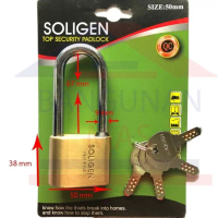 Promo Gembok Soligen Per 50 mm Panjang Kuningan Computer Key GEMBOK KOMPUTER Berkualitas