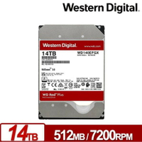 【現貨】WD 紅標Plus 14TB 3.5吋NAS硬碟 盒裝公司貨 WD140EFGX